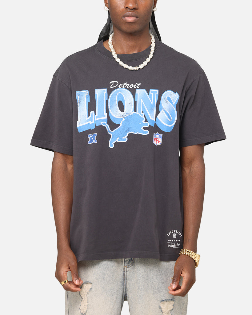MITCHELL & NESS ライオンズ シャツアメリカンフットボール NFL Mitchell & Ness Detroit Lions Arch T-Shirt Faded Black | Culture