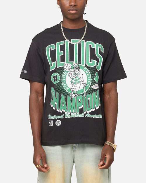 Mitchell & Ness Boston Celtics Champions 'Luck of the Irish' T-Shirt Faded Black