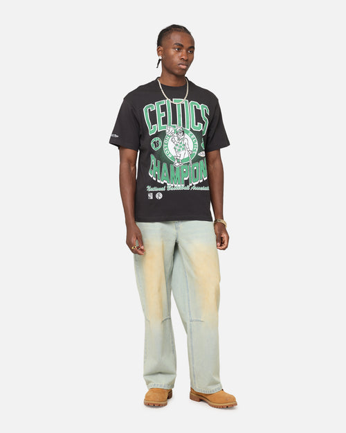 Mitchell & Ness Boston Celtics Champions 'Luck of the Irish' T-Shirt Faded Black