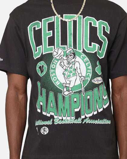 Mitchell & Ness Boston Celtics Champions 'Luck of the Irish' T-Shirt Faded Black