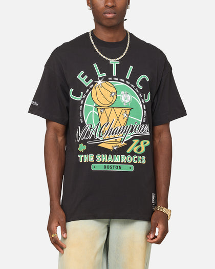 Mitchell & Ness Boston Celtics Champions Report "Champ Pack" T-Shirt Faded Black