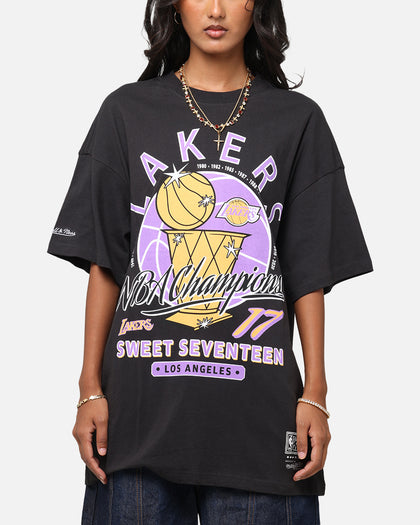 Mitchell & Ness Los Angeles Lakers Champions Report "Champ Pack" T-Shirt Faded Black