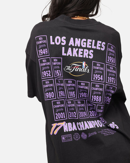 Mitchell & Ness Los Angeles Lakers Champions Report "Champ Pack" T-Shirt Faded Black