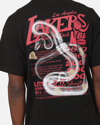 Mitchell & Ness Los Angeles Lakers Radiograph Gold Rings T-Shirt Faded Black