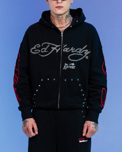 Sweat à capuche Ed Hardy gris chiné avec appliqué de tatouage | Urban Outfitters FR Sweat à capuche Ed Hardy gris chiné avec appliqué de tatouage | Urban Outfitters FR