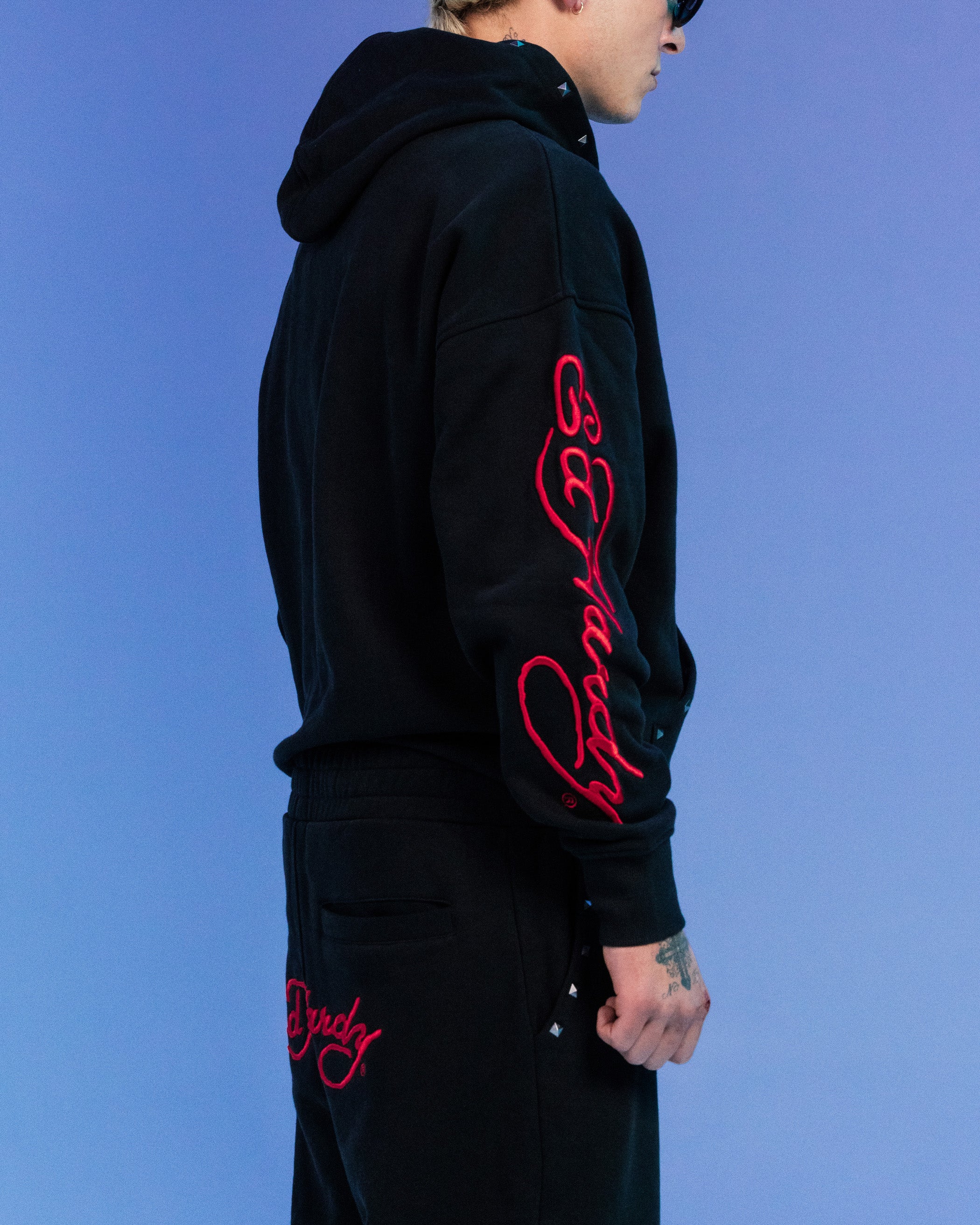 Ed Hardy By Loiter Full Zip Hoodie Black | Culture Kings US