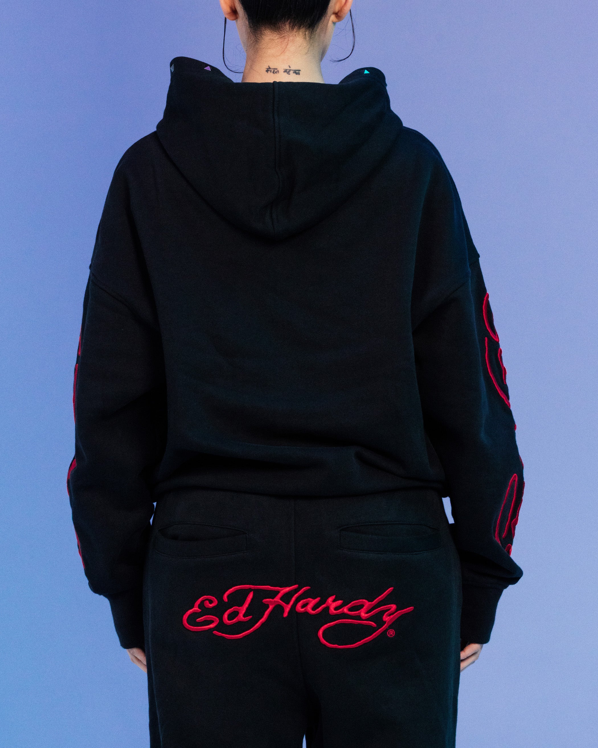 Ed Hardy By Loiter Full Zip Hoodie Black | Culture Kings US