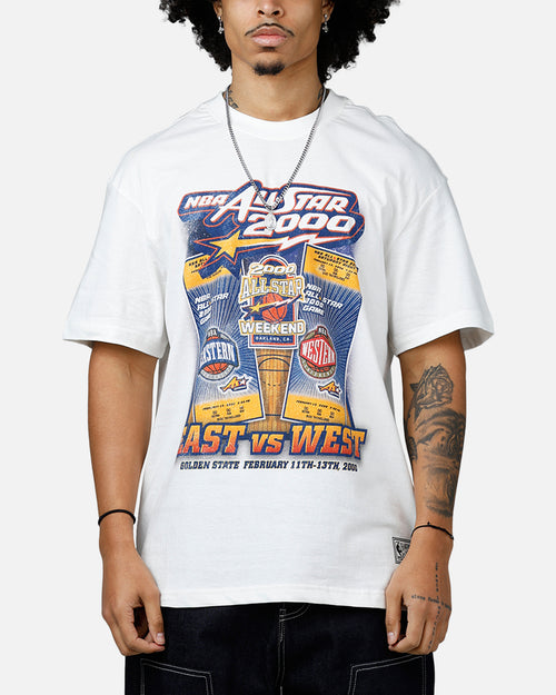 Mitchell & Ness NBA East Vs West 'All Star Collection' Event T-Shirt Vintage White