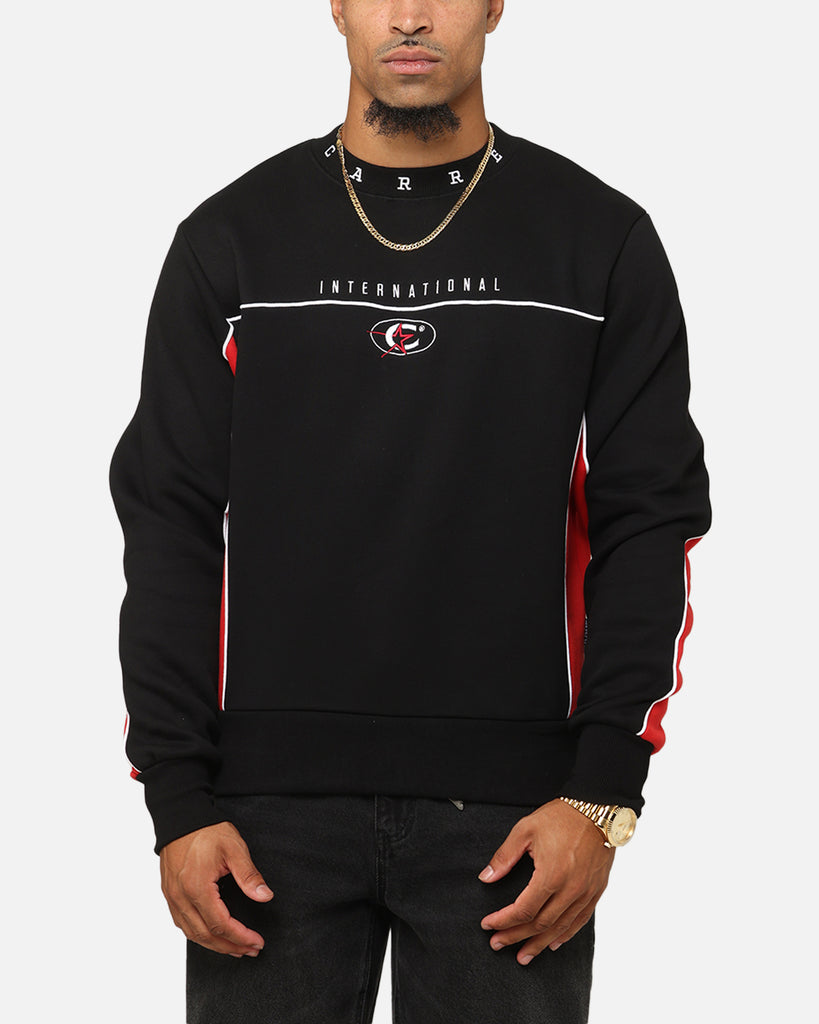 Carre International Crewneck Black/Red | Culture Kings US