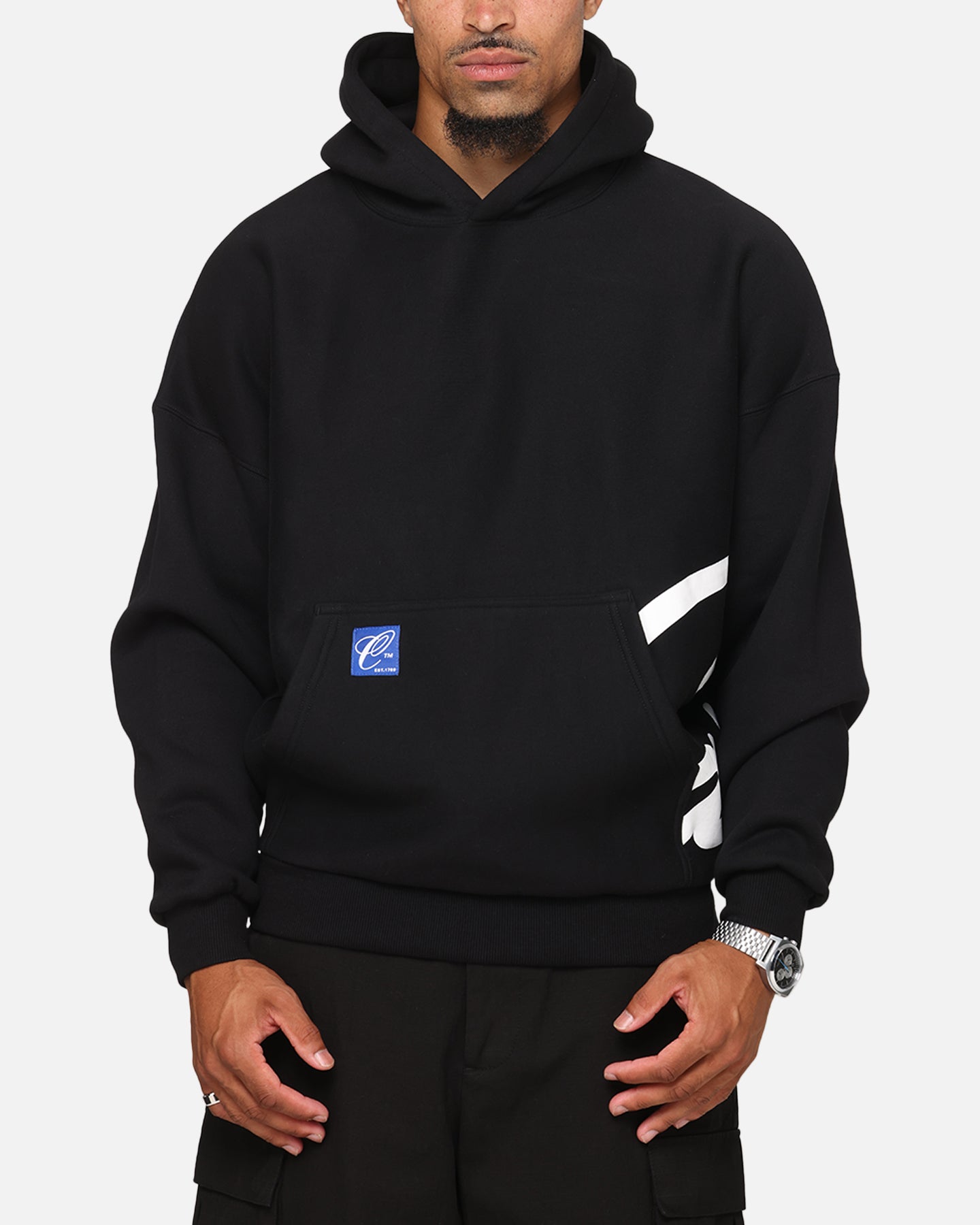 Carre Roadman Oversized Hoodie Black | Culture Kings US