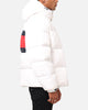 Tommy Jeans TJM Flag Back Puffer Jacket White