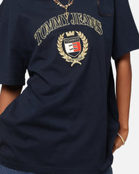 Tommy Jeans TJM Gold Crest T-Shirt Dark Night Navy
