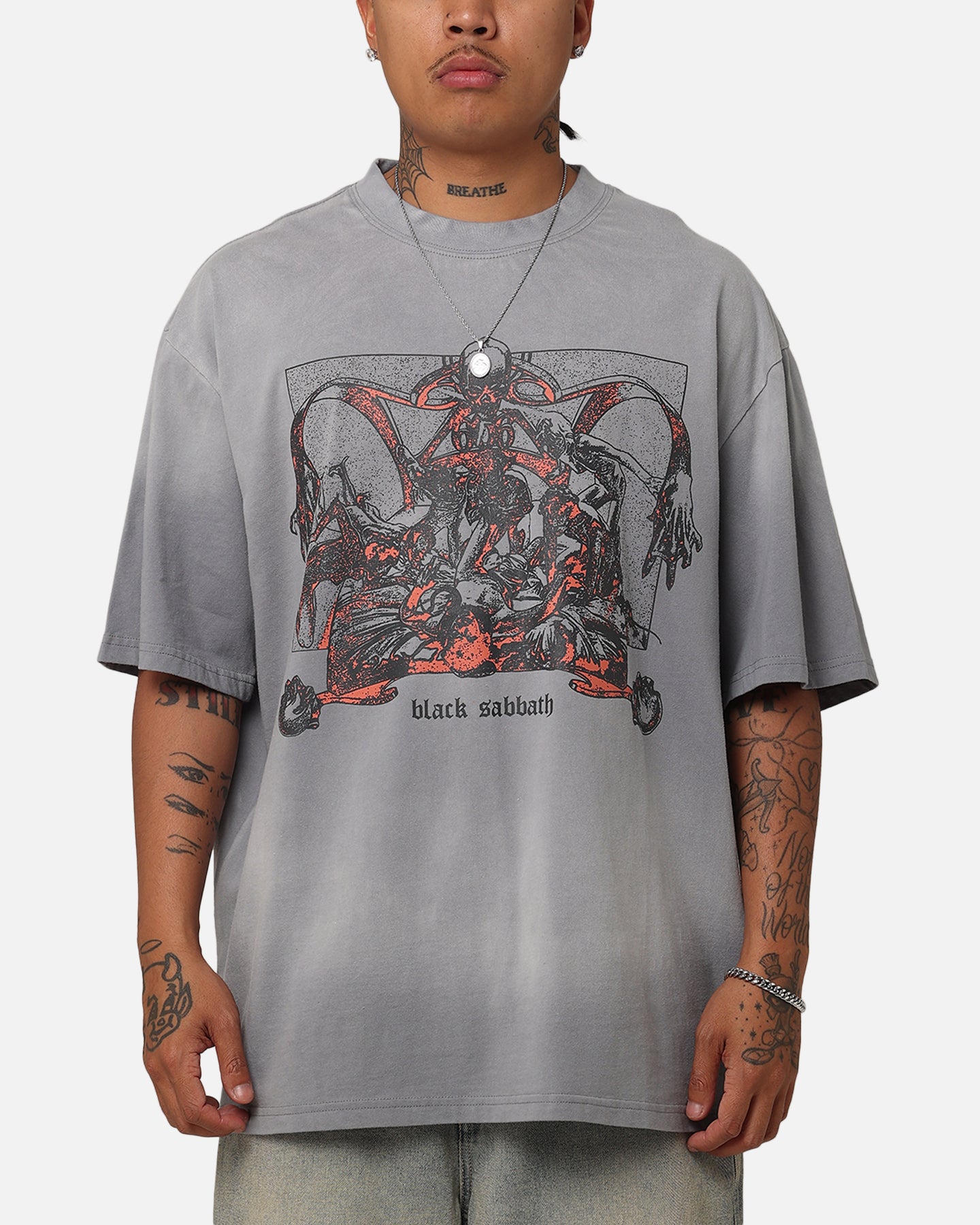 Black Sabbath Bloody Sabbath T-Shirt Washed Grey | Culture Kings US Black Sabbath Bloody Sabbath T-Shirt Washed Grey | Culture Kings US
