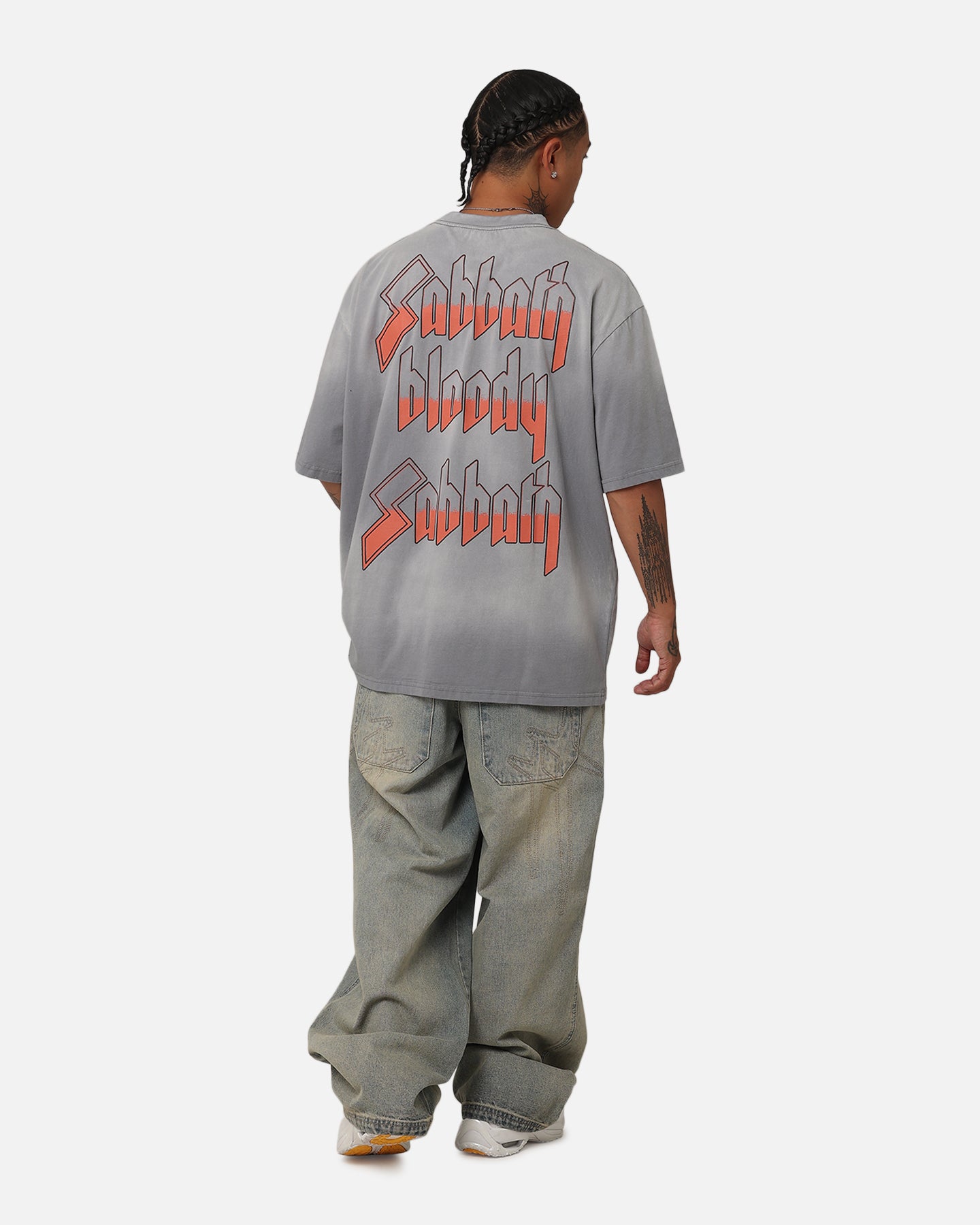 Black Sabbath Bloody Sabbath T-Shirt Washed Grey | Culture Kings US