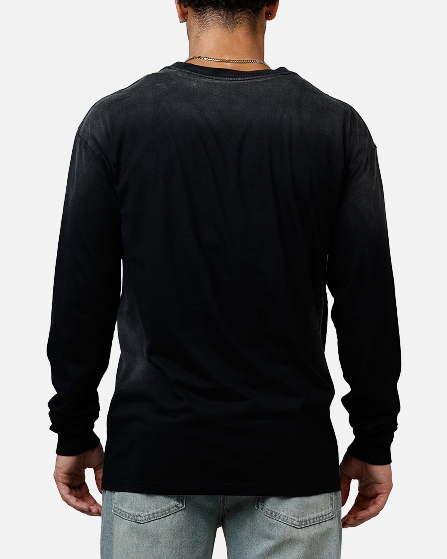 Guns N Roses Next Door To Hell Long Sleeve T-Shirt Washed Black