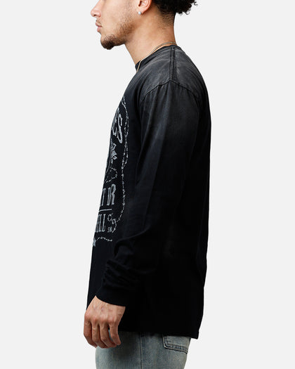 Guns N Roses Next Door To Hell Long Sleeve T-Shirt Washed Black