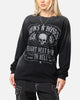 Guns N Roses Next Door To Hell Long Sleeve T-Shirt Washed Black
