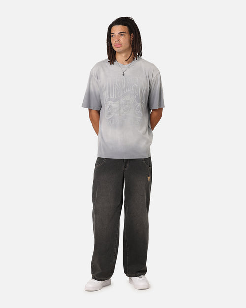 Willie Nelson Bike T-Shirt Washed Grey