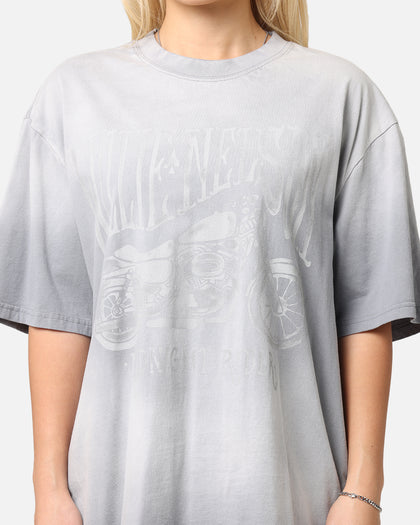 Willie Nelson Bike T-Shirt Washed Grey