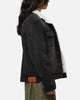 Saint Morta Sherpa Boxy Denim Jacket Black Shadow