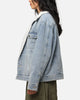 Saint Morta Sherpa Boxy Denim Jacket Superwash Blue