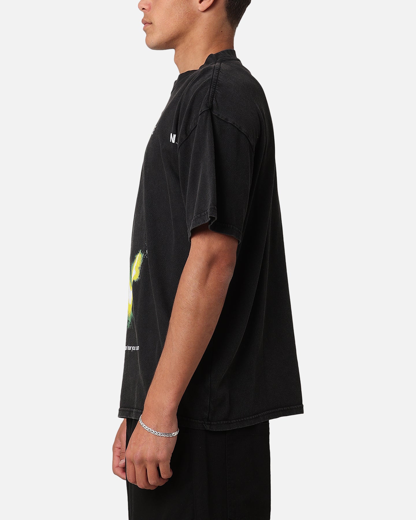 73Studio Alien Classic Vintage T-Shirt Black Acidwash | Culture