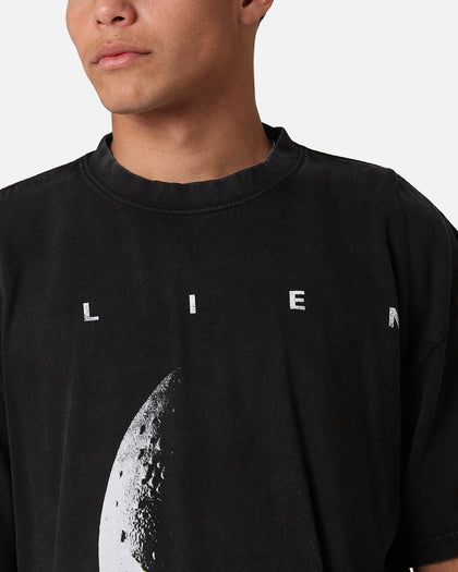 Goat Crew Alien Classic Vintage T-Shirt Black Acidwash