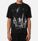 Goat Crew Alien Horror Vintage T-Shirt Black Acidwash