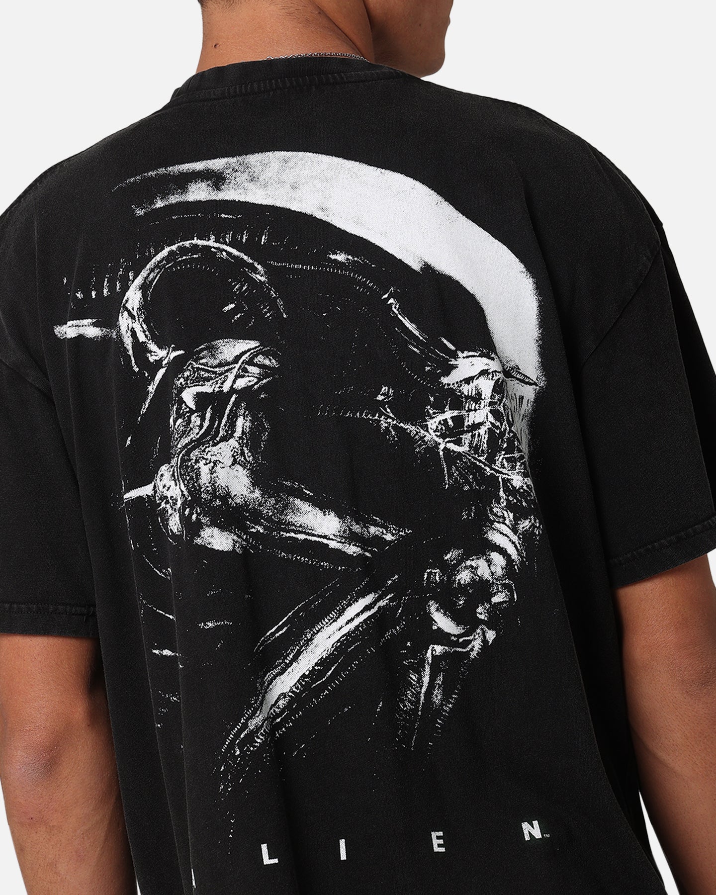 Goat Crew Alien Horror Vintage T-Shirt Black Acidwash | Culture