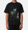 Goat Crew Alien Vintage T-Shirt Black Acidwash