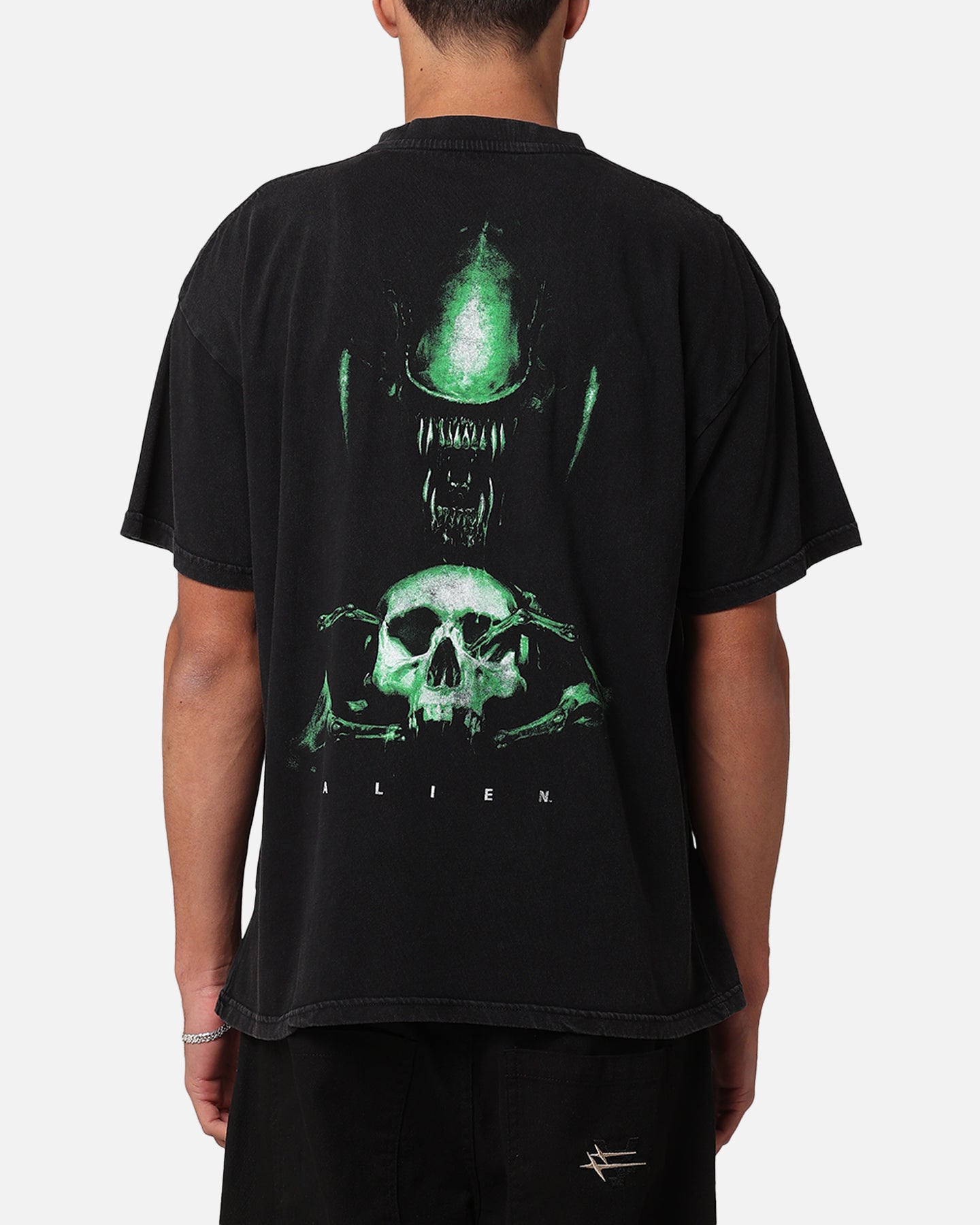 Goat Crew Alien Vintage T-Shirt Black Acidwash | Culture Kings US