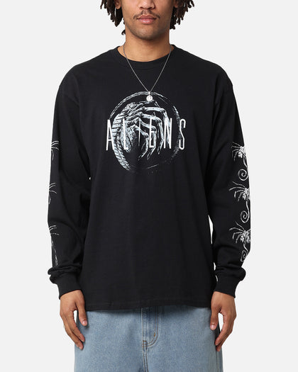 Reality Glitch Men's Alien Evolution Long Sleeve T-Shirt - 100% Cotton, Premium Quality