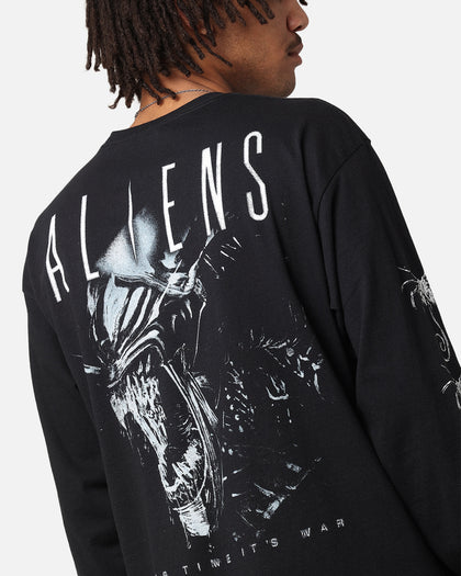 Goat Crew Aliens Long Sleeve T-Shirt Black