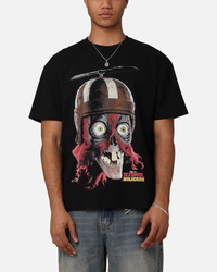 73Studio Marvel Deadpool Headpool Vintage T-Shirt Black Acidwash