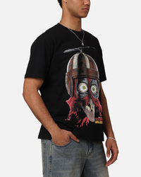 73Studio Marvel Deadpool Headpool Vintage T-Shirt Black Acidwash