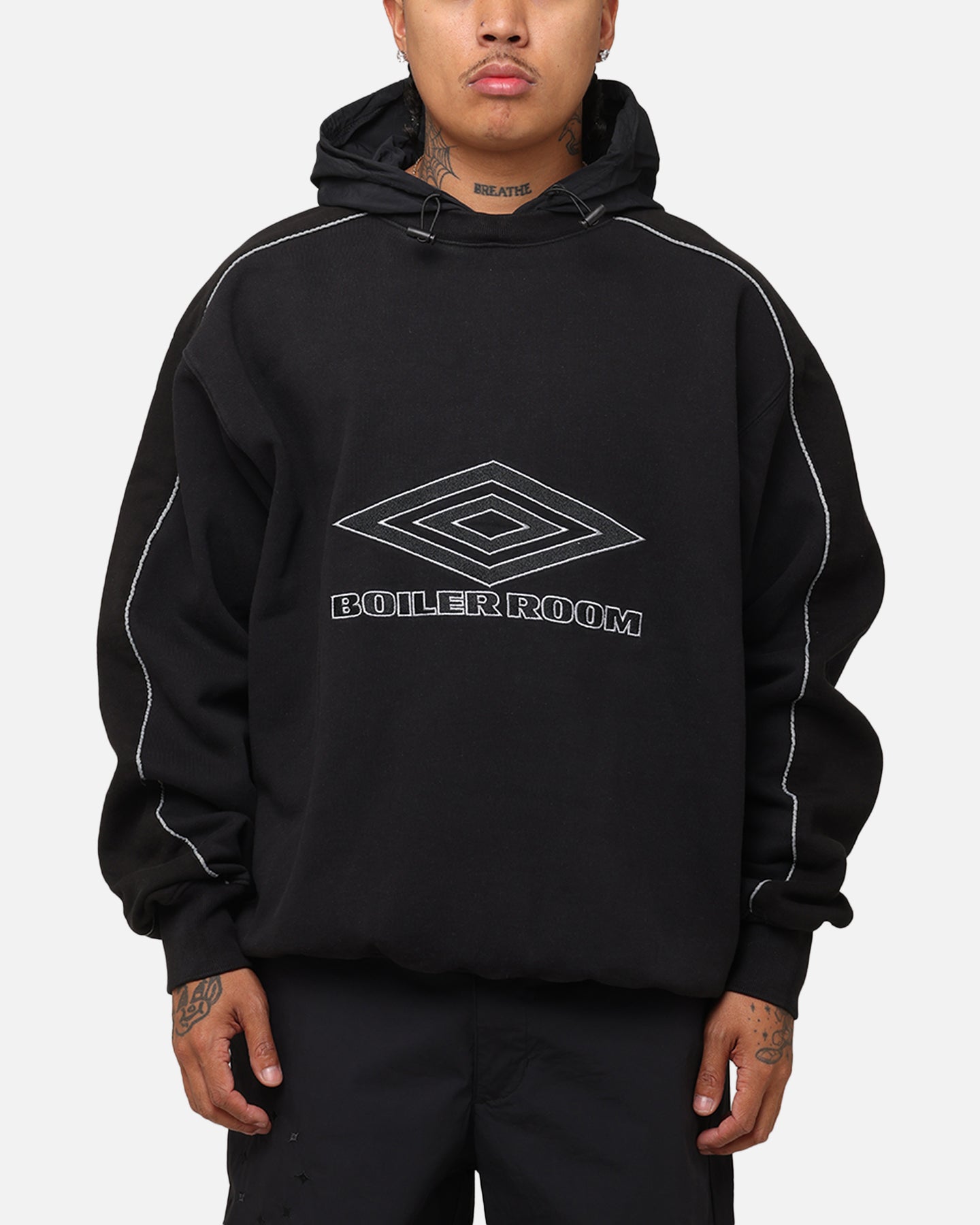 Boiler Room X Umbro Hoodie Black | Culture Kings US