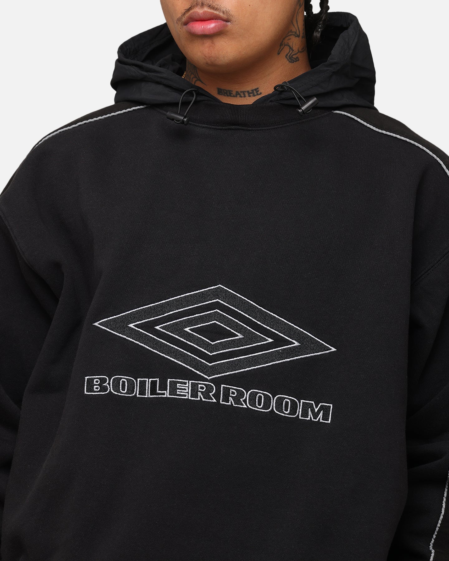 Boiler Room X Umbro Hoodie Black | Culture Kings US