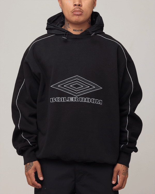 Boiler Room X Umbro Hoodie Black | Culture Kings US