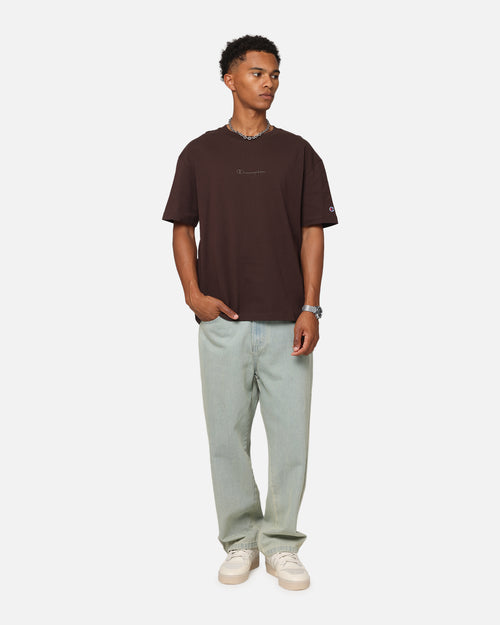 Champion Heritage New Script T-Shirt Brown