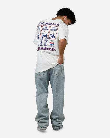 Mitchell & Ness Philadelphia 76ers Championship Report "Champ Pack" T-Shirt Egret