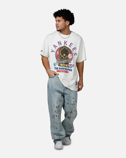 Mitchell & Ness New York Yankees Championship Report "Champ Pack" T-Shirt Egret