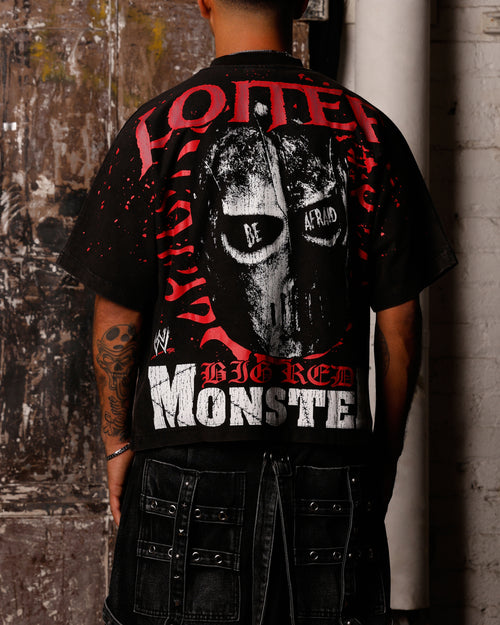 Loiter X WWE Kane Vintage T-Shirt Vintage Black