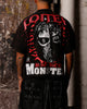 Loiter X WWE Kane Vintage T-Shirt Vintage Black