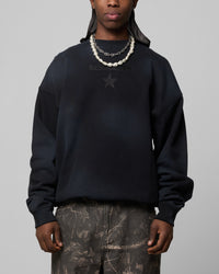Loiter Premium Essentials Crewneck Washed Black