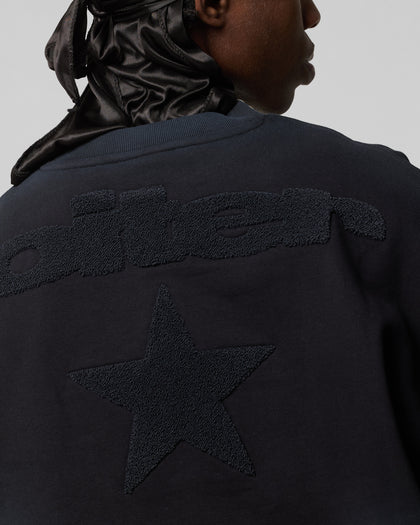 Loiter Premium Essentials Crewneck Washed Black