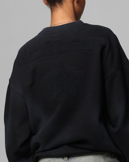 Loiter Premium Essentials Crewneck Washed Black