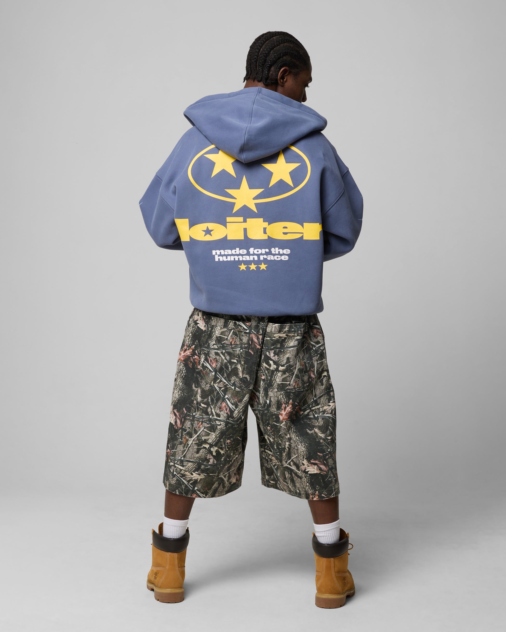 Loiter Solar Zip Hoodie Blue | Culture Kings US