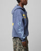 Loiter Solar Zip Hoodie Blue