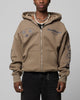 Loiter Solar Zip Hoodie Brown