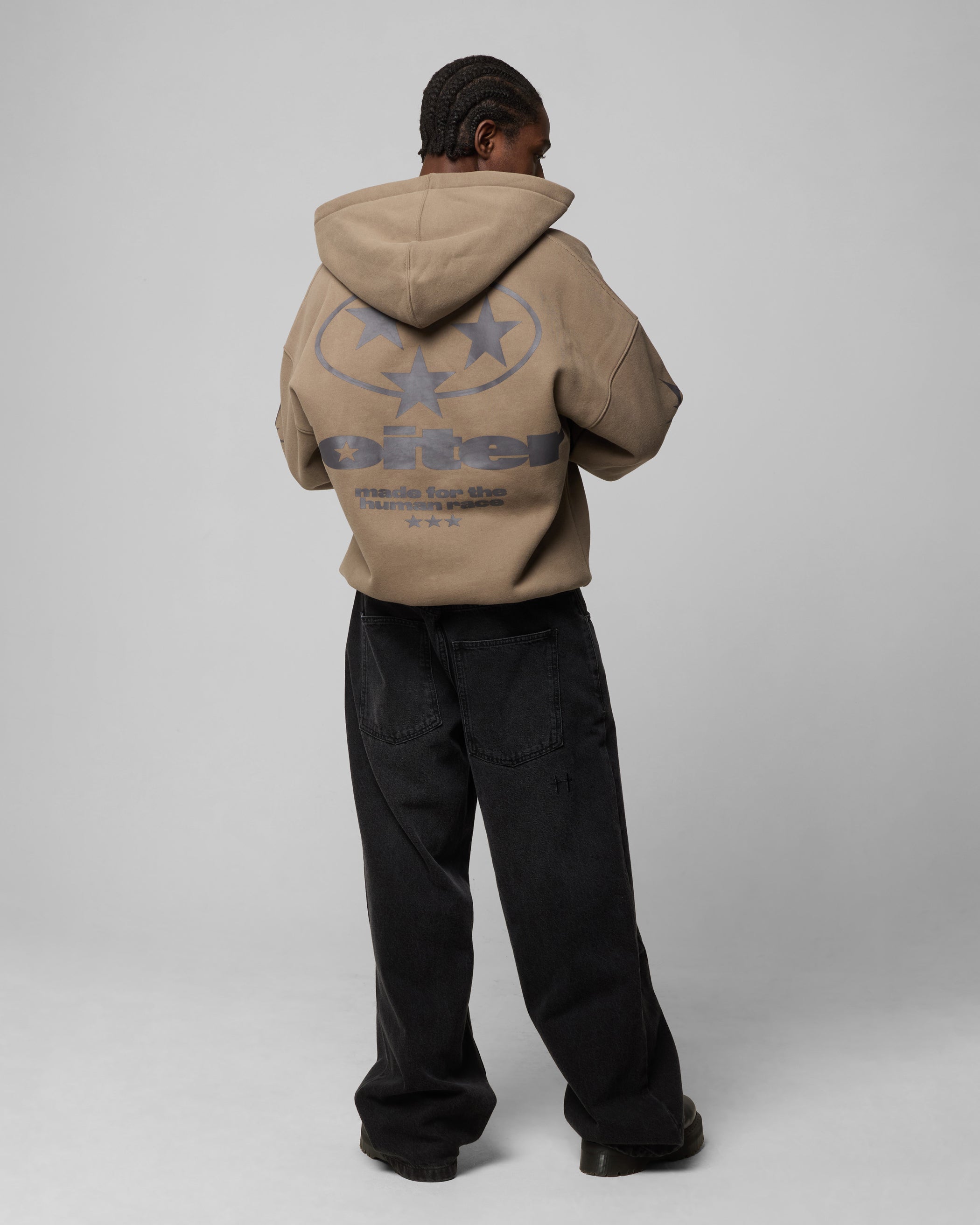 Loiter Solar Zip Hoodie Brown | Culture Kings US